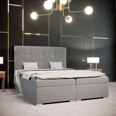 Chesterfield Boxspring Bett Hotel Doppel Komplett Set Matratze Topper Betten Neu