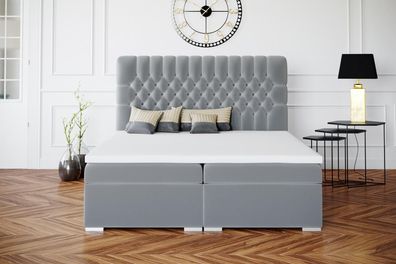 Boxspring Bett Hotel Doppel Chesterfield Luxus Betten Polster Kasten Funktion