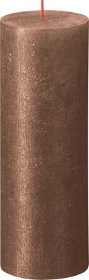 Kerze, stumpfe Kerze Shimmer 190/68 Copper Bolsius