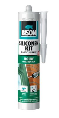 Silikondichtstoff Bau Weiß Tube 300 ml Bison