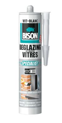 Glasversiegelung Weiß Tube 290 ml Bison