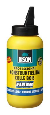 Baukleber Faserflasche 750 g Bison