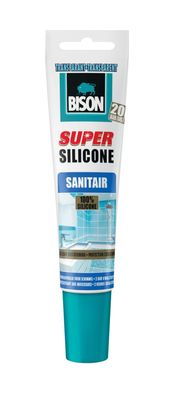 Super Silikon Sanitär Transparent Hänge / /tatikschlauch 150 ml Bison