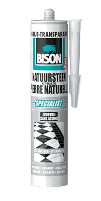 Natursteinspachtel Transgrau Kartusche 310 ml Bison