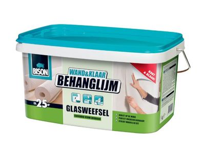 Wall & Ready Tapetenkleber Glasgewebe Eimer 5 kg Bison