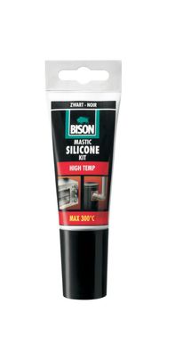 Silikondichtstoff Hochtemperatur Schwarz Tube 60 ml Bison