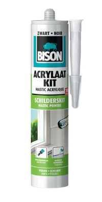 Acryl Dichtmasse Universal Schwarz Kanister 300 ml Bison