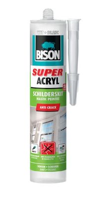 Super Acrylic Painterskit Weiß Tube 300 ml Bison