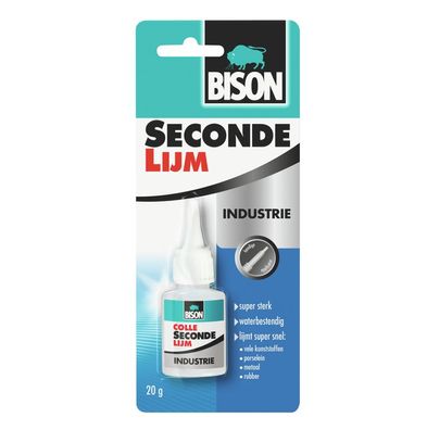 Sekundenkleber Industrie Blister 20 g Bison