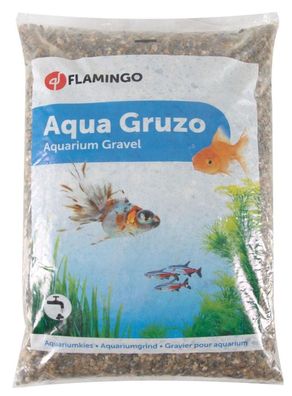 Kies dunkel 8 l 10 kg für Aquarium Flamingo