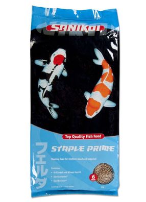 Koi Fischfutter Sanikoi Staple Prime 6 mm 20 Liter Velda