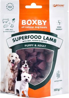 Proline Boxby Superfood Lamm 120 Gramm Gebr. De boon