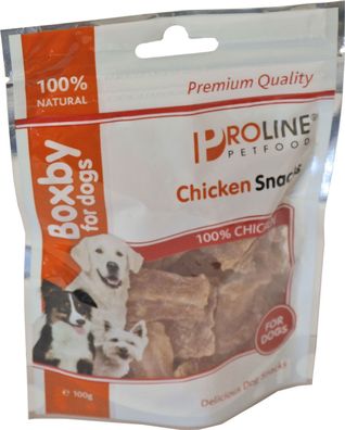 Proline Hundefutter Hähnchen Snacks 100 Gramm Proline