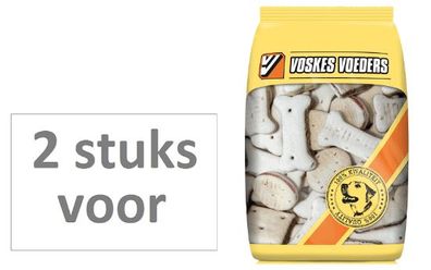 2 Stk! Hundefutter Kürbis Gold Mix Voskes