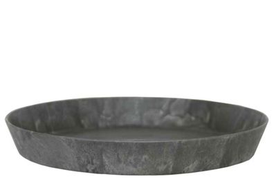 Schale rund schwarz D35 H5 cm - Artstone