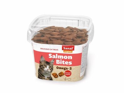 Lachsbissen Becher 75g Sanal Katzenleckerli Sanal