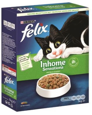 Inhome sensations mit Huhn und Gemüse 1kg Katzenfutter Felix