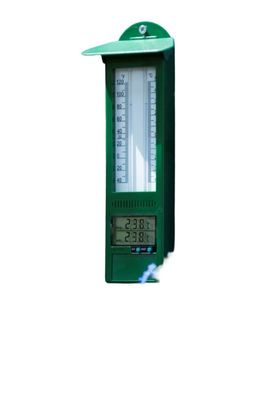 Min Max Thermometer Kunststoff digital 24x9,5x2,5cm Nature