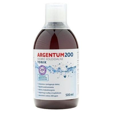 Argentum 200 GesichtsToner Kolloidales Silber 500ml