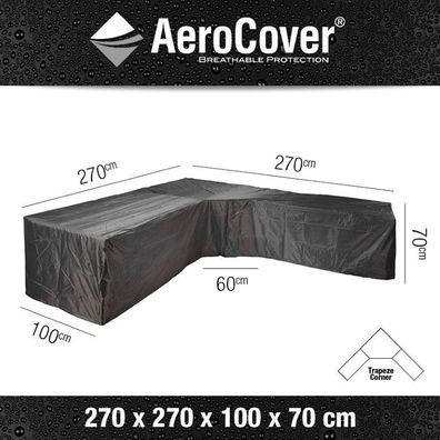 Bezug Lounge Set Ecktrapez 270 x 270 x 100 x 70 cm AeroCover