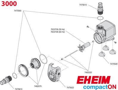 Eheim Pumpe CompactON 3000 Eheim Gebr. De boon