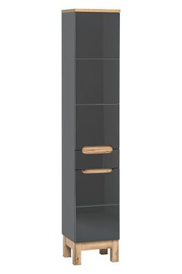 Badezimmer Hochschrank Regal Badschrank Badmöbel Regale Bad Schränke 35x33x184cm