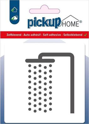 Route Acryl Dusche weiß Sticker Pickup