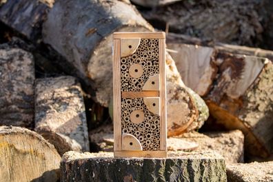 Insektenhotel de Reuzenmier hout 20x15x40 cm Boomstijl