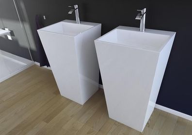 Modernes Becken Waschbecken Acryl Stand Bad Freistehender Waschtisch Badezimmer