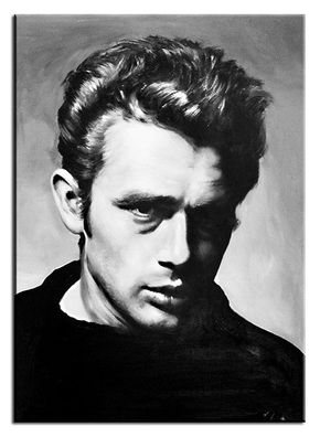 Portrait James Dean Ikone Echte Handarbeit Rahmen Öl Gemälde Bild Bilder G94725