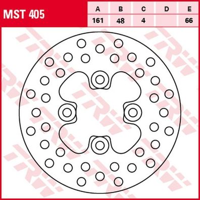 MST405 Bremsscheibe starr Derbi DXR Yamaha YFM R Banshee Warrior Grizzly Big Bea