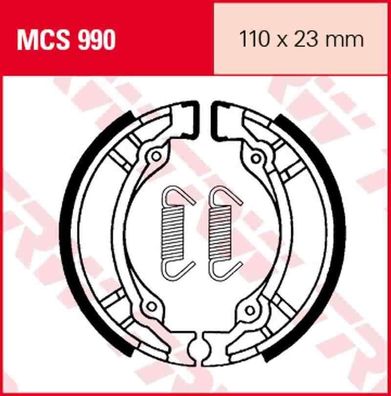 MCS990 Bremsbacken PGO Sachs Sinnis Suzuki Sym TGB