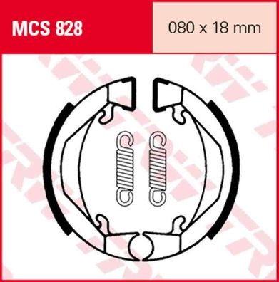 MCS828 Bremsbacken Honda Kreidler KTM