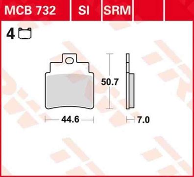 MCB732 Bremsbelag Kymco 300 Maxxer Supermoto SYM GTS Firenze Bolwell