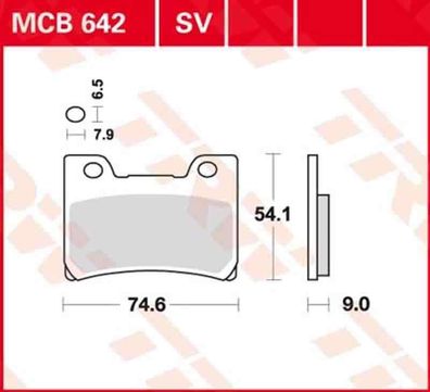 MCB642SV Bremsbelag Yamaha 1000 FZR Genesis Exup3LE 91-93 vorne