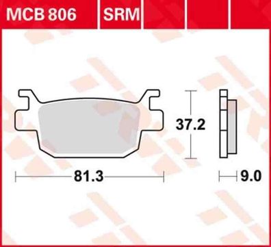 MCB806SRM Bremsbelag Honda FES Wing H NSS Forza