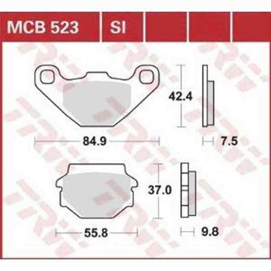 MCB523SI Bremsbelag Aeon Aprilia Barossa Derbi Gas Gas Husaberg Husqvarna Kawasa