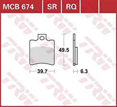 MCB674RQ Bremsbelag (Auslaufartikel)