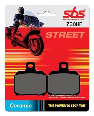 Bremsbelag SBS 730HF Street Ceramic Aprilia Benelli Bombardier Cagiva Derbi Duca