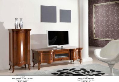 tv Schank Anrichte Braun rtv sideboard Kommode Schrank Regal Luxus Schränke Neu