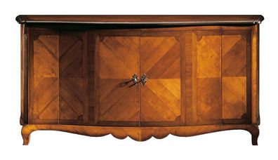 Einrichtung Regale Vitrinen Anrichte Buffet Italienische Möbel Massivholz 200cm