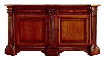 Landhaus Regal Anrichte Schrank Buffet Vitrinen Anrichten Sideboard Möbel Holz