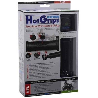 OXFORD Heizgriffe Hotgrips Modell Premium QUAD ATV Heizgriffe Ø 22mm