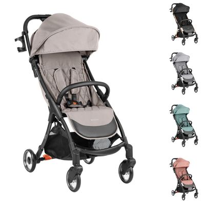 Kikkaboo Kinderwagen Buggy Cloe bis 22 kg Aluminiumrahmen faltbar Getränkehalter