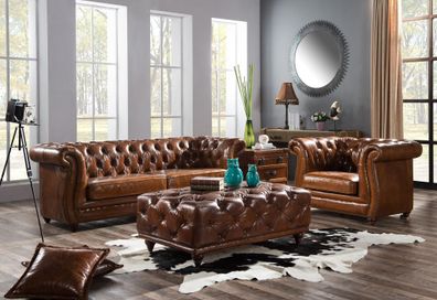 Luxus Möbel Sofagarnitur Couch Sofa Polster 3 + 1 Sitzer mit Couchtisch Couchen