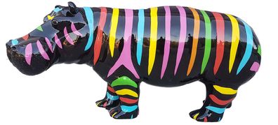 Abstrakte Deko Figur Statue Skulptur 79cm Figuren Statuen Skulpturen Nilpferd