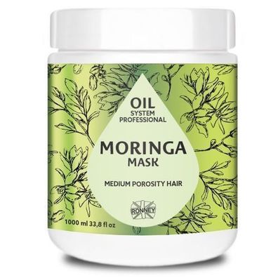 Ronney Professionelle Ölsystem Haarmaske Moringa, 1000ml