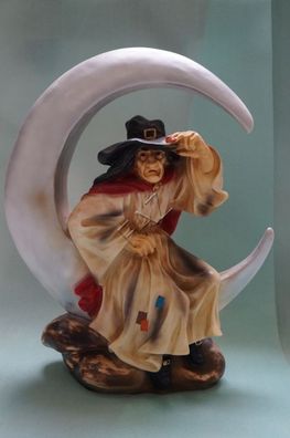 Design Hexe XXL Figur Statue Skulptur Figuren Skulpturen Deko Baba Yaga Statuen