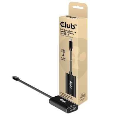 Club 3D CAC-1186 Club3D Adapter MiniDisplayPort > HDMI 2.1 HDR 4K120Hz aktiv retail