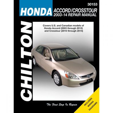 Honda Accord Crosstour 2003-2014 Reparaturanleitung Chilton